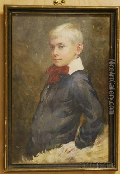 Lancelot Granger, Age 10 Oil Painting - Sydney Richmond Burleigh