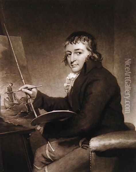George Morland, 1805 Oil Painting - John Raphael Smith