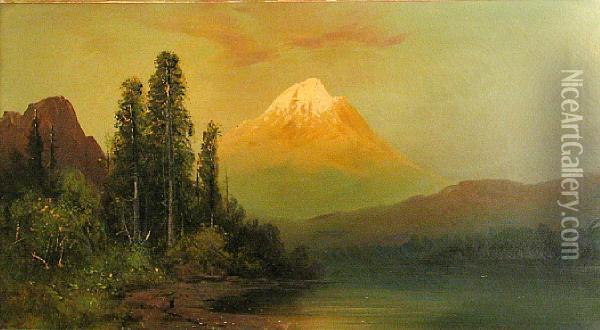 Mt. Shasta Oil Painting - Frederick Ferdinand Schafer