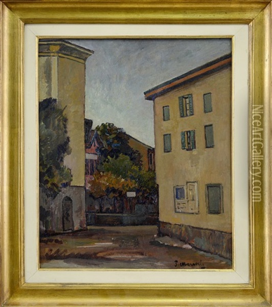 Case Di Taverno Oil Painting - Piero Marussig