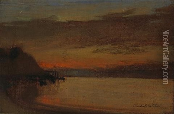 Sunrise Oil Painting - Charles Rollo Peters
