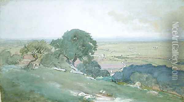 Olive Trees At Tivoli Oil Painting - George Inness