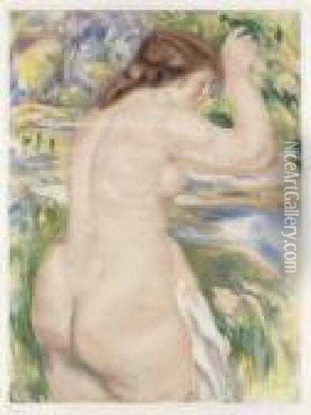 Nu Oil Painting - Pierre Auguste Renoir
