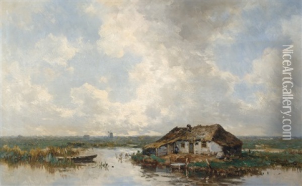 Afternoon In De Peel Oil Painting - Willem Cornelis Rip