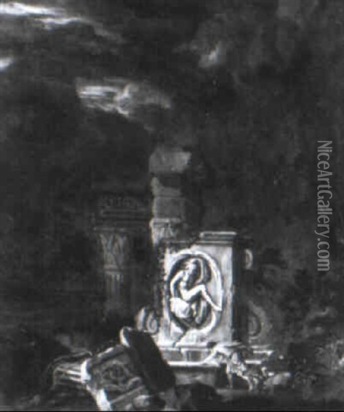 Narciso Si Abbevera Alla Fonte Oil Painting - Jean Baptiste Lallemand