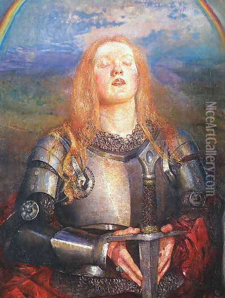 Joan of Arc Oil Painting - Annie Louise Swynnerton