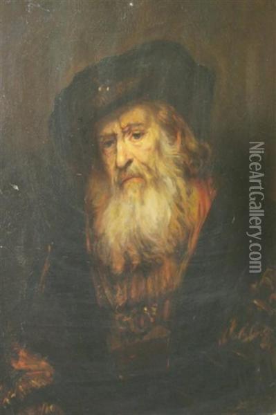 Old Man Oil Painting - Rembrandt Van Rijn