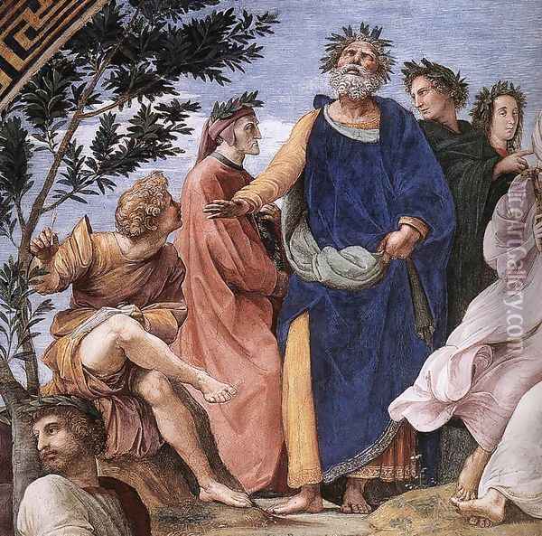 The Parnassus [detail: 2] Oil Painting - Raphael