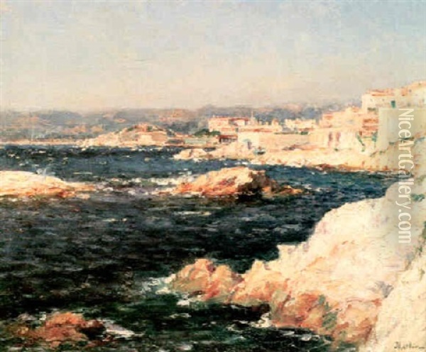 La Carniche Oil Painting - Jean Baptiste Olive