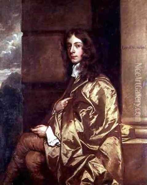 Portrait of Henry Spencer 1620-43 Oil Painting - Sir Peter Lely