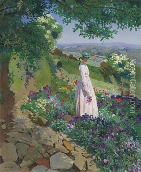 Summer Oil Painting - Harold Harvey