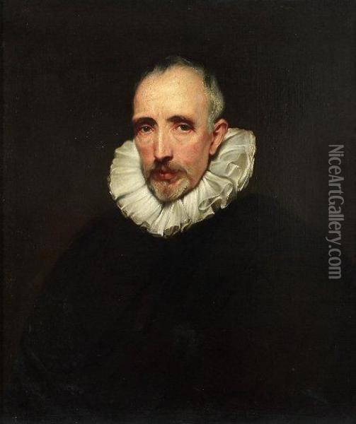 Portrait Of Cornelius Van Der Geest Oil Painting - Sir Anthony Van Dyck