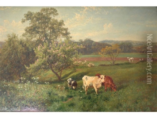 A Spring Morning Oil Painting - Charles Collins II