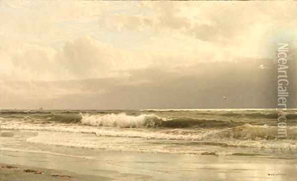 Rockaway Beach Oil Painting - William Trost Richards