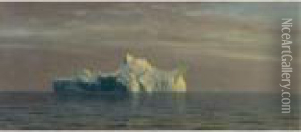 Iceberg Oil Painting - Albert Bierstadt