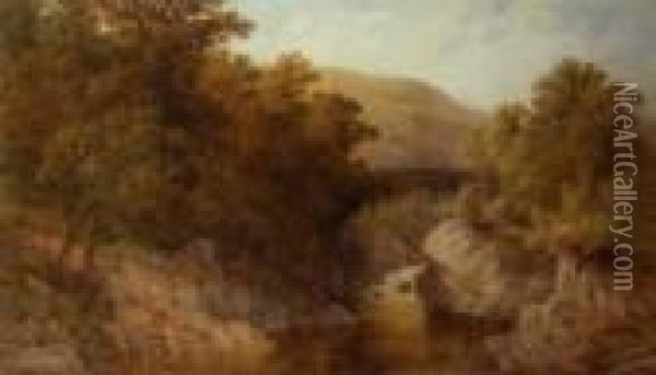 Pont Mallwyd Oil Painting - Samuel Henry Baker