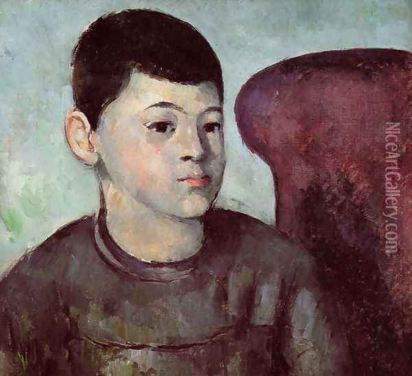 Portrait Of Paul Cezanne The Artists Son Oil Painting - Paul Cezanne