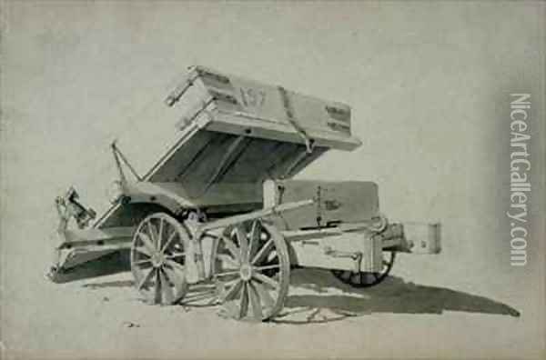 Contractor's Tipping Wagon Oil Painting - John Cooke Bourne