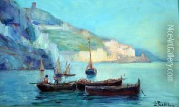 Barche Oil Painting - Luigi Paolillo