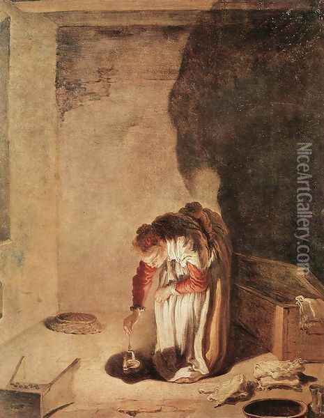 Parable of the Lost Drachma Oil Painting - Giovanni Francesco Barbieri