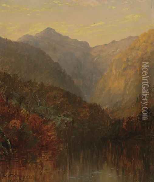 Mount Monroe, White Mountains, New Hampshire Oil Painting - Jasper Francis Cropsey
