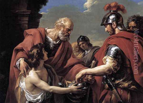 Belisarius 1776 Oil Painting - Francois-Andre Vincent