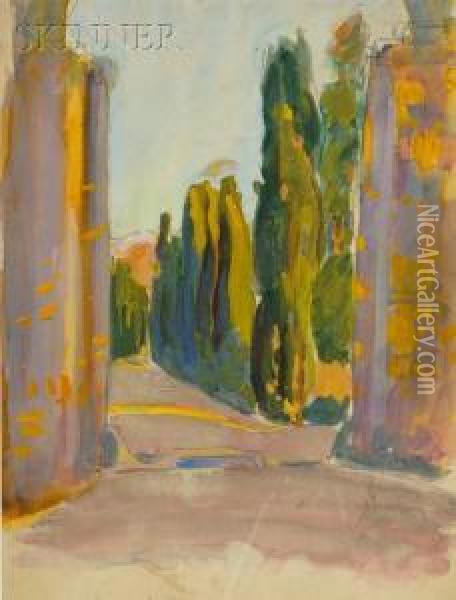An Italian View Oil Painting - Margaret Jordan Patterson