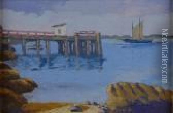 Rockport Oil Painting - Henry Bayley Snell