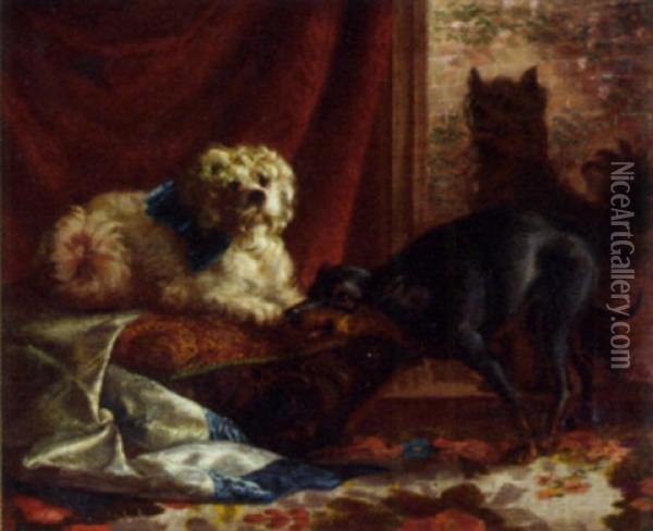 Canine Companions Oil Painting - William Lee Judson