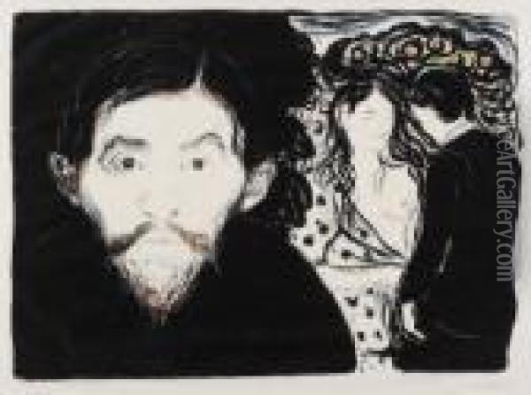 Jealousy Ii Oil Painting - Edvard Munch