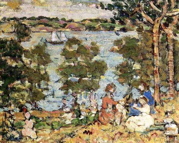 The Inlet2 Oil Painting - Maurice Brazil Prendergast