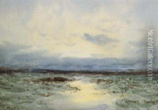 View Of Connemara Oil Painting - William Percy French