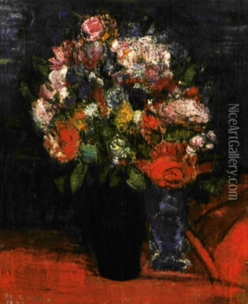 Bloemen - Fleurs Oil Painting - Philibert Cockx