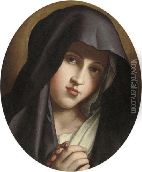The Mater Dolorosa Oil Painting - Giovanni Battista Salvi