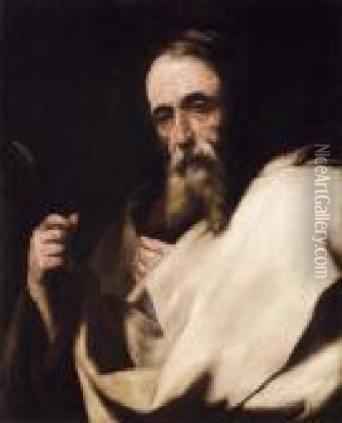 San Bartolomeo Apostolo Oil Painting - Jusepe de Ribera