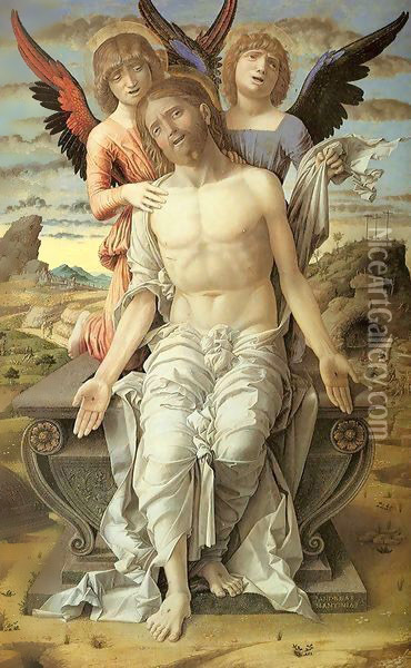 Pieta Oil Painting - Andrea Mantegna