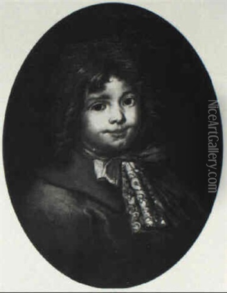Portrait Of A Young Boy Oil Painting - Vittore Giuseppe Ghislandi (Fra' Galgario)