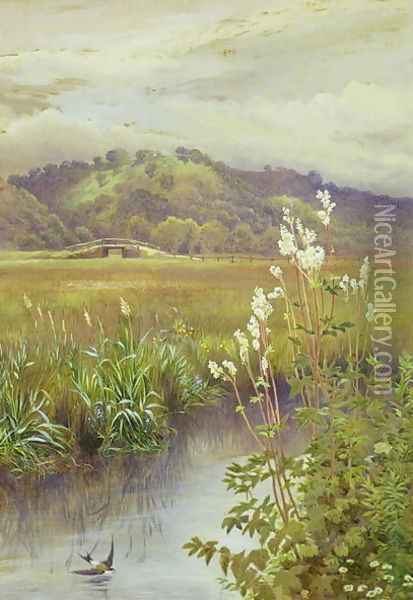 By the River Oil Painting - Charles Robertson