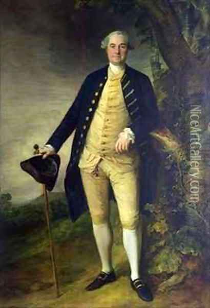 Portrait of William Hall Oil Painting - Thomas Gainsborough