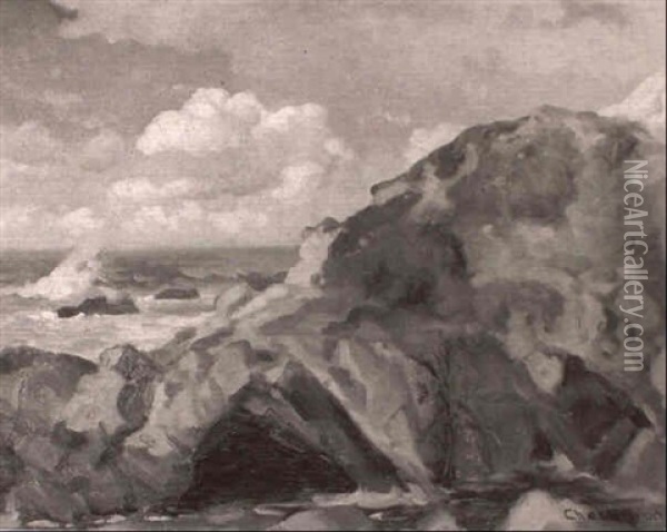 California Coast Oil Painting - Charles Henry Grant