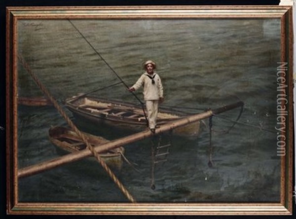 Cadetto Dell'amerigo Vespucci Circa Oil Painting - Giovanni Battista Torriglia