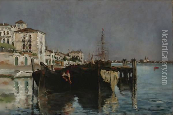 Venice 2 Oil Painting - John Henry Twachtman
