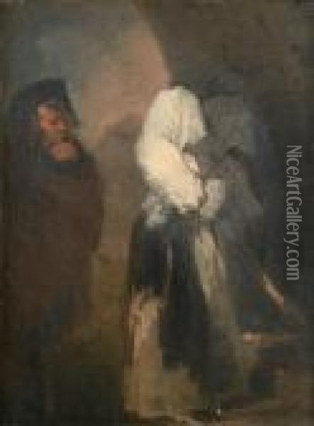 Pobrecitas! Oil Painting - Francisco De Goya y Lucientes