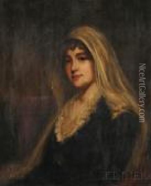 Portrait Of Lady Mackintosh Oil Painting - John Hoppner