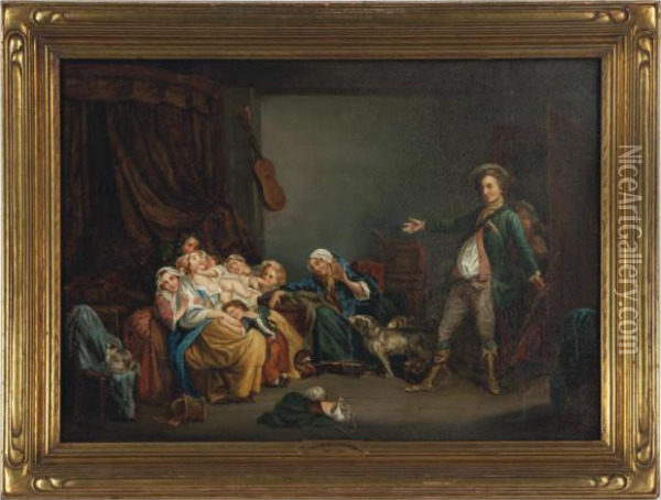 La Mere Bien-aimee Oil Painting - Jean Baptiste Greuze