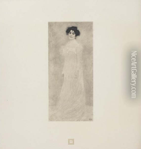 Portrait Of Serena Lederer Oil Painting - Gustav Klimt