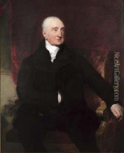 Portrait Of John Scott Oil Painting - William Owen