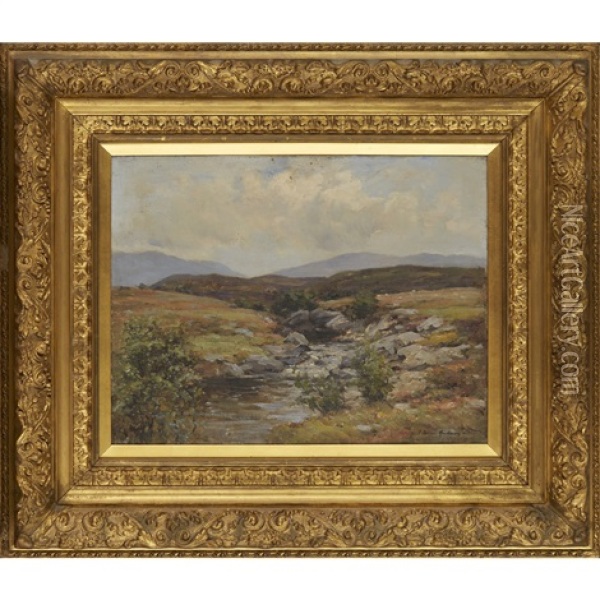 Landscape Near Tyndrum Oil Painting - Joseph Morris Henderson