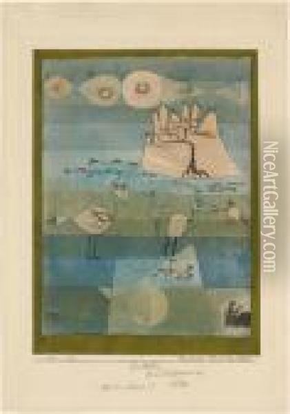Exotische Flusslandschaft Oil Painting - Paul Klee