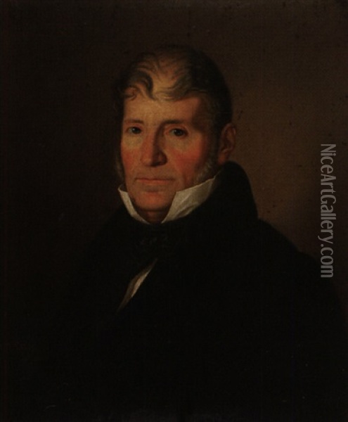 Portrat Eines Mannes Oil Painting - Johannes Luethi